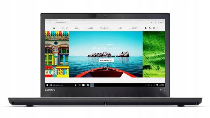 LENOVO ThinkPad T470 i5-7200U 8 GB 10P 14
