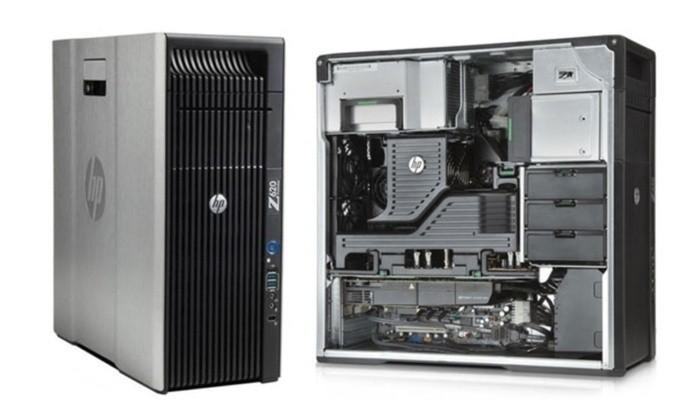 HP Z620 Workstation 2x XEON-E52620 24 GB U 180 GB SSD Klasa